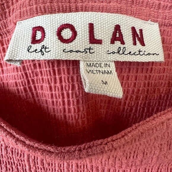 Anthropologie Dolan Vanessa Smocked Peasant Prairie Feminine Minimalist Top M - Picture 5 of 7